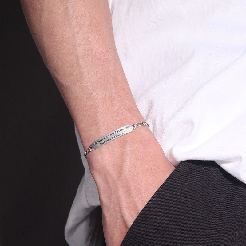 Men's Vintage Thai Silver Bracelet